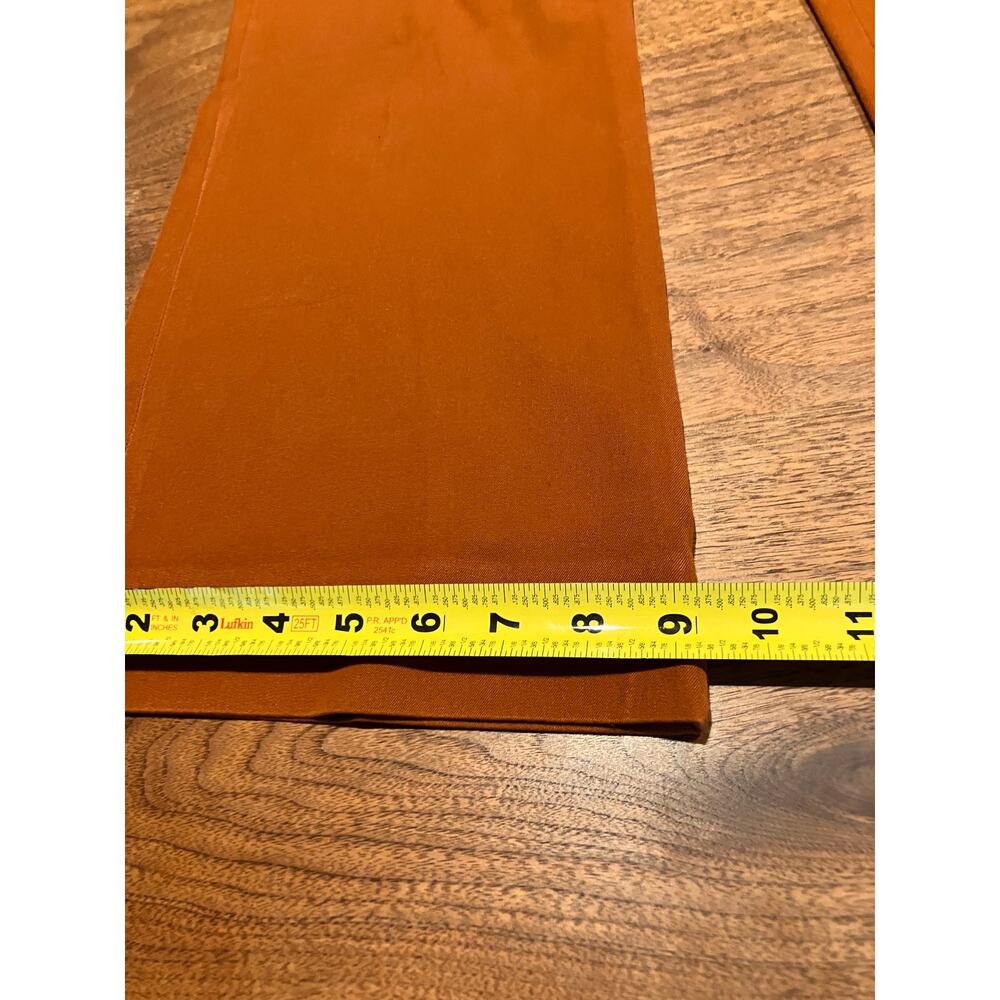 J.Crew‎ Women’s Orange Rust Dress Pants Size 4 Tailored Career Work Slacks - Picture 6 of 7